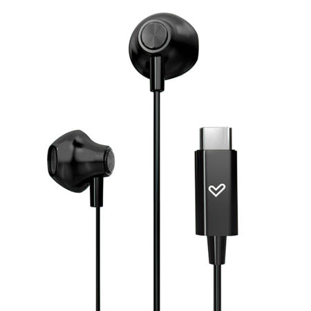 Auriculares Energy Sistem EasyPods Type C Cable Microfono - Negro