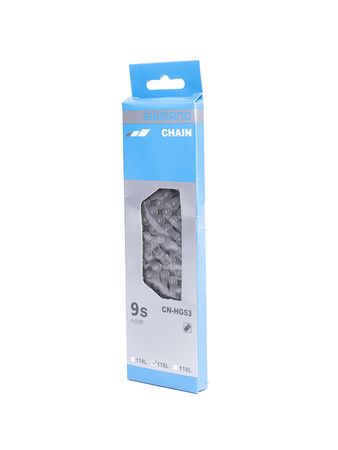 Cadena Shimano HG53 Unisex Ciclismo Gris