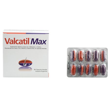 Suplemento Valcatil Max Anticaida Cabello Aminoacidos X90