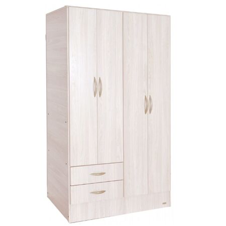 Placard 1.22 Mts 4 Puertas 2 Cajones Platinum Gris Andino