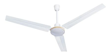 VENT.TECHO LILIANA INDUSTRIAL 3 PALAS CHAPA BLANCA + PLAFON