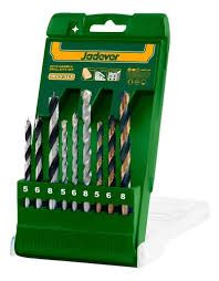 Kit Mechas Jadever 9 Piezas Acero Rápido Widia Madera