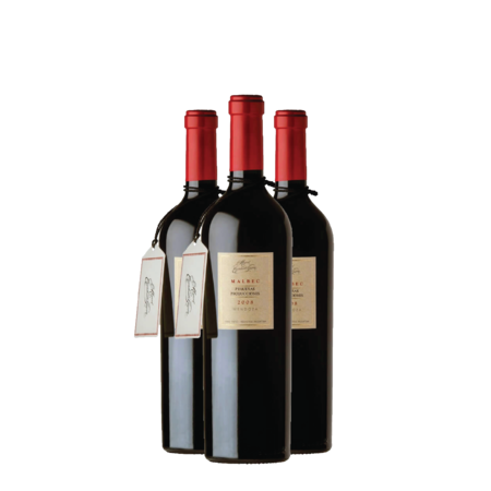 Vino Tinto Pequeñas Producciones Malbec Caja x 3