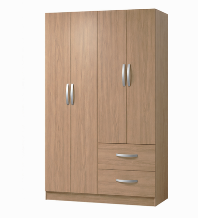 Ropero Placard 4 Puertas y 2 Cajones Oregon Maximo Family