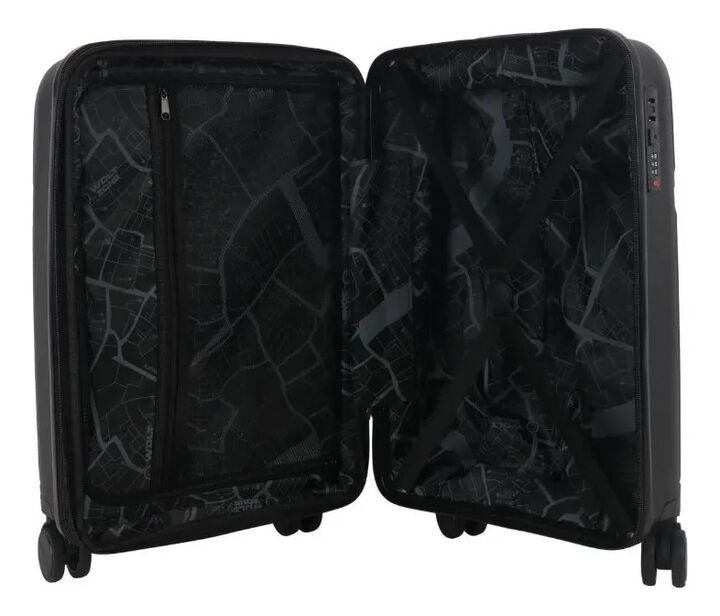 Set Valijas Wanderlust 20 24 28 Pulg Expandible Negro 48226 - Vista 7