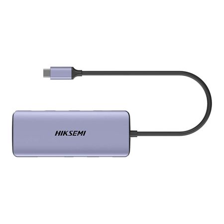 Hub Hiksemi DS11 USB-C a USBx4 HDMIx1 RJ45x1 VGAx1