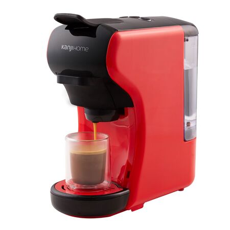 Cafetera Multicápsula Kanji Kjh-Cm1500Mc Roja