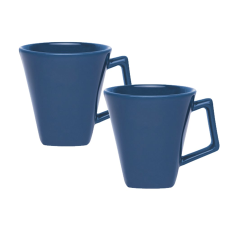 Set X 2 Jarros Mug 220 Cc Azul Oxford Mini Quartier