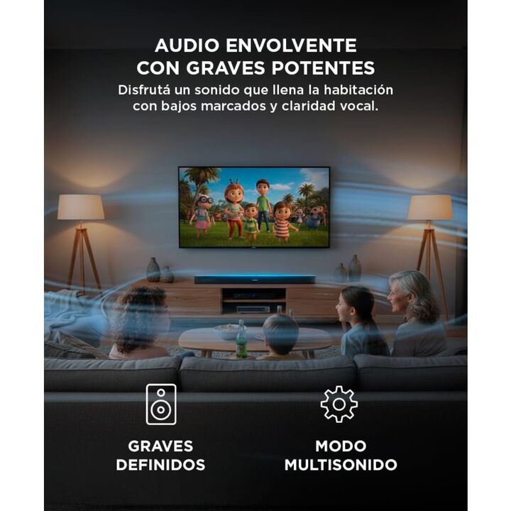 Barra de Sonido Gadnic Bluetooth Para Casa Escritorio Inalámbrico - Vista 3
