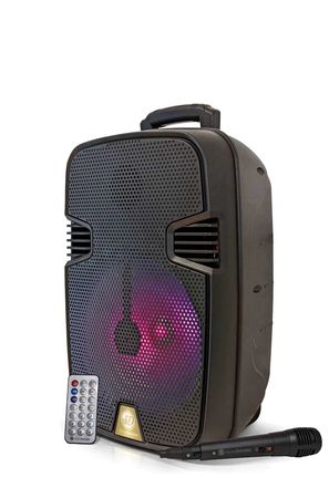 Parlante Bluetooth con microfono 2000w Pmpo Rgb Serie Dorada Sd-13
