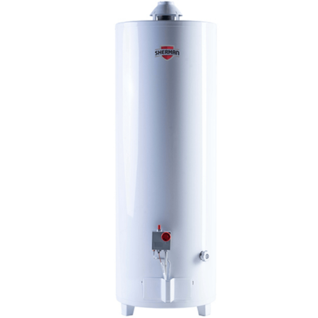 Termotanque Sherman 120L Multigas De Pie Conexion Superior