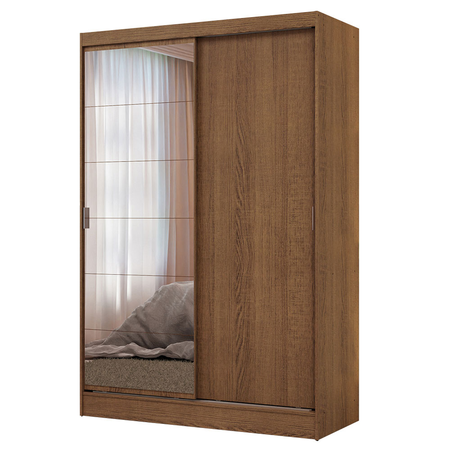 Placard Madesa Max 2 Puertas Corredizas 2 Cajones 1 Espejo