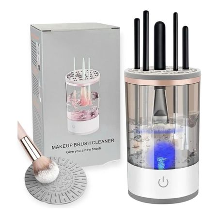 Limpiador De Brochas De Maquillaje Usb Electrico Limpieza
