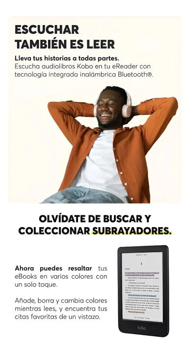 Kobo Clara Colour Color Negro - Vista 7