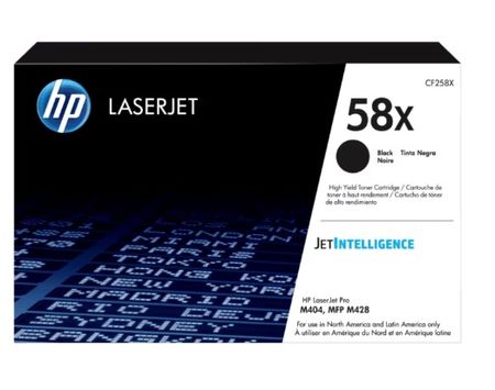 Toner HP 58X Black Toner Cartridge CF258X