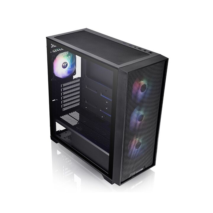 Gabinete con Fuente 750W Thermaltake H390 TG Fan x4 ARGB E-ATX - Vista 3