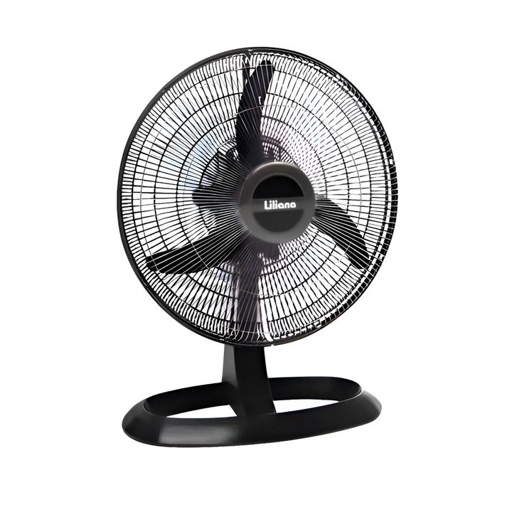 VENTILADOR TURBO 18" LILIANA VOTR-18 CROMADO ASPAS NEGRAS - Vista 1