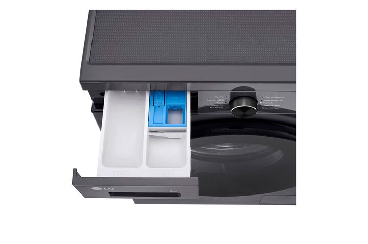 Lavarropas Automático LG Wm80mvfs6 8kg 1200rpm Inverter Gris Oscuro - Vista 6