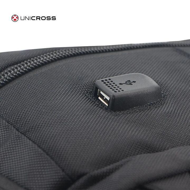 Mochila Travel Negra Unicross Porta Notebook - Vista 5