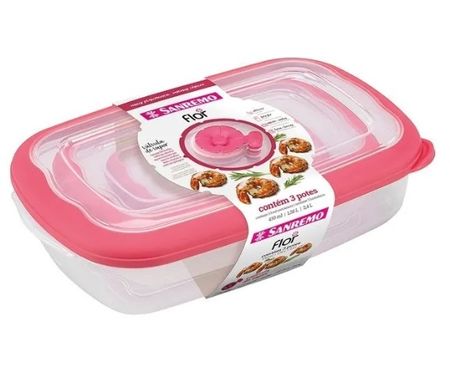 Set X3 Rectang.(717+719+722) Rosa 722/57/C