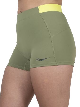 Calza Saucony Endorphin Hot Mujer Running Verde