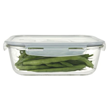 Hermético Contenedor Taper Vidrio Apto Microondas Freezer 2260 ml Aston Grande
