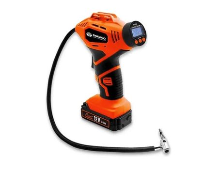 Compresor De Aire Auto Inalambrico Dwci155 Daewoo Bat 1.5 Ah