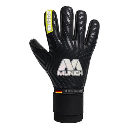 Guantes Arquero Munich Boston Grip Aleman Varillas Removible Negro 7