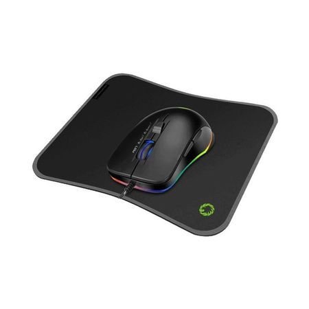 Mouse con Pad Gamemax MG7 RGB Negro