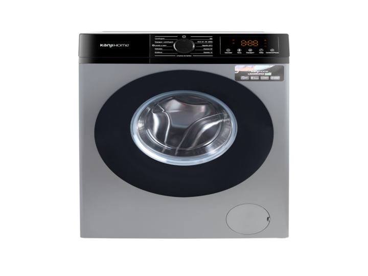 Lavarropas Automático Kanji WMCFSL8 8Kg 1200Rpm Inverter Silver - Vista 1
