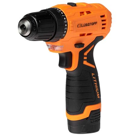 Taladro Atornillador Inalámbrico Lusqtoff TAL12-8A 12V
