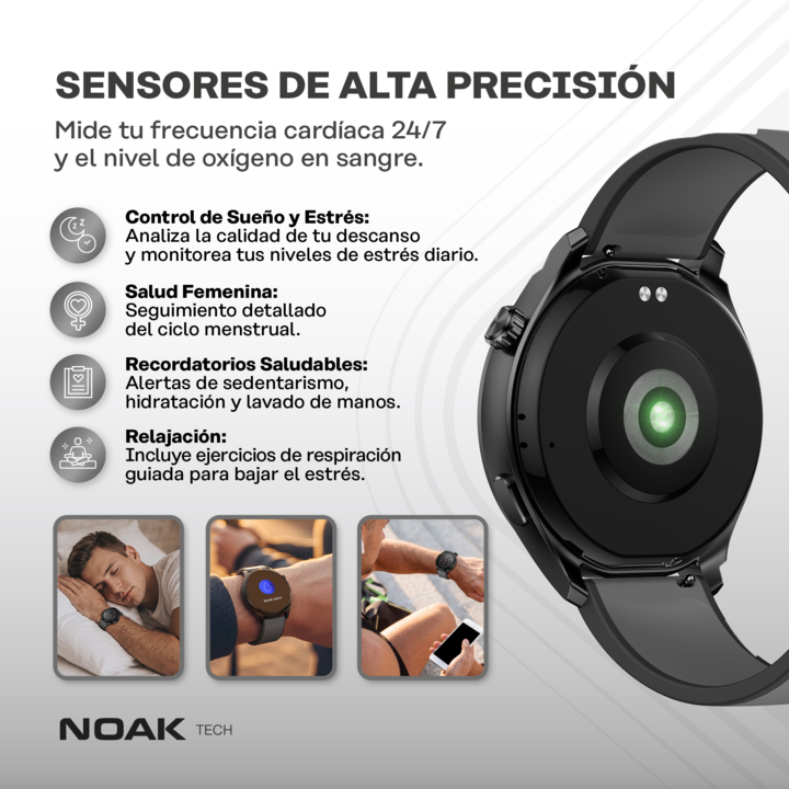 Smartwatch Noak S1 Ultra DUAL GPS 1.43" Amoled 5ATM - Vista 3
