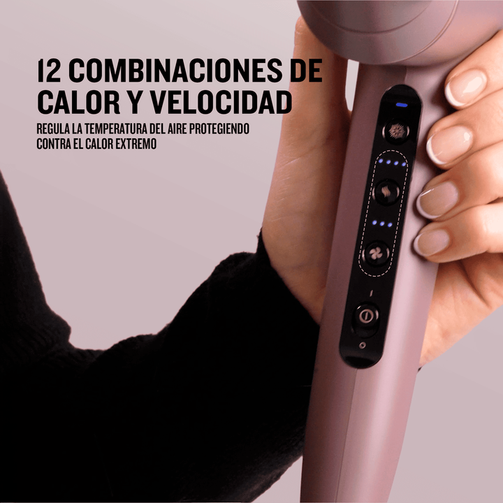 Secador De Pelo Digital 110000rpm 12 Vel. Remington Airvive - Vista 5