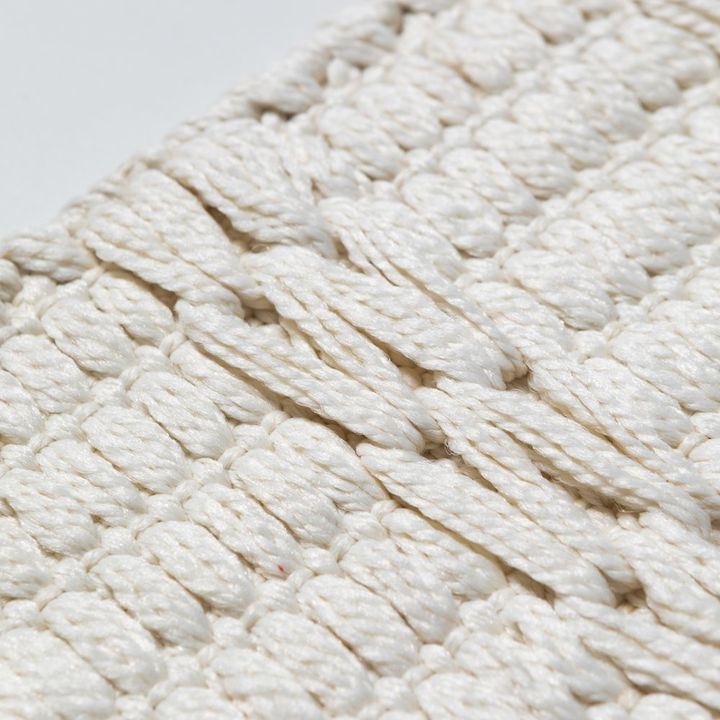 Alfombra simil Yute Blanco - 250x350 cm - Vista 3