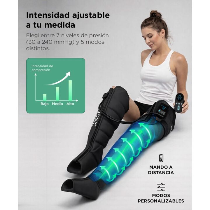 Botas de Presoterapia Gadnic Recuperación Muscular Con Control Remoto (M) - Vista 4