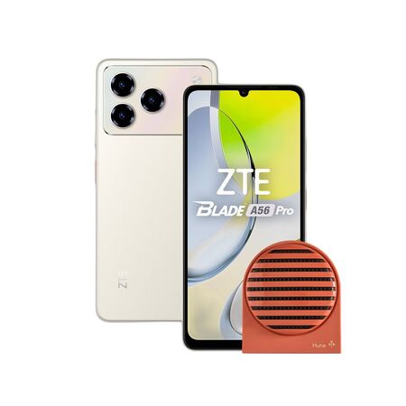 CELULAR ZTE A56 PRO GOLD 4+8gb 128gb ANDROID 15 + Parlante BT HUNE - Corteza-#COMBO#-