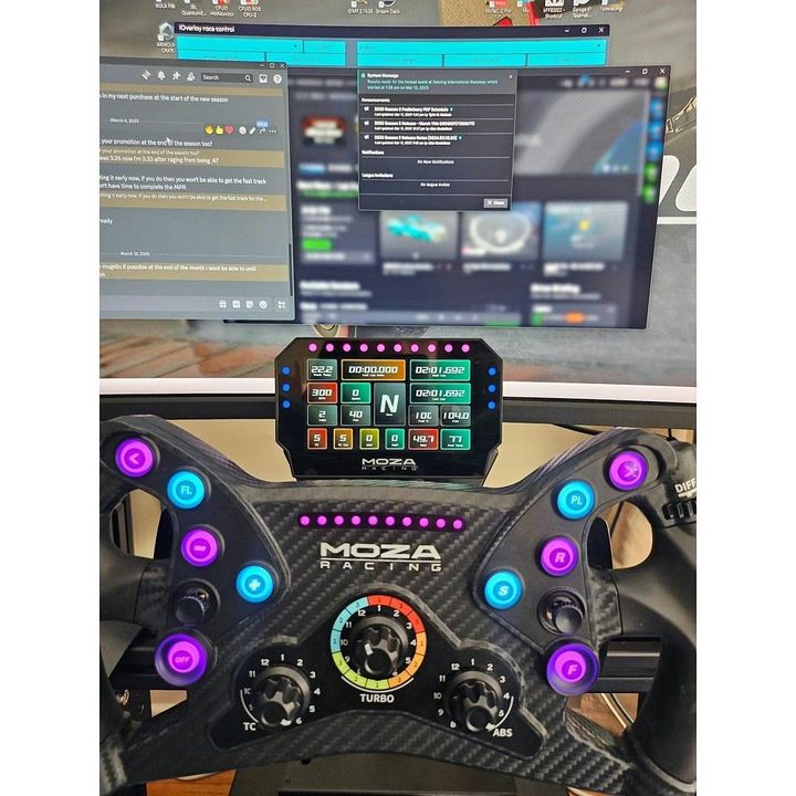 Pantalla Racing Dash Moza CM2 - Vista 2