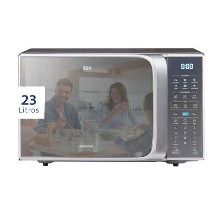 Horno Microondas BGH B223DS20I 23 Lts Silver