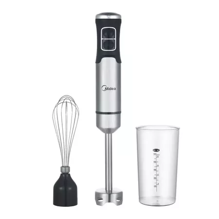 Mixer Midea hb-1100x2ar1 850w con vaso y batidor Inox.