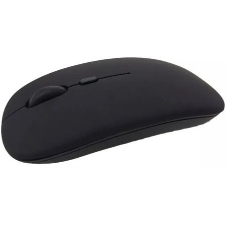 Mouse Inalámbrico Bluetooth Recargable Portatil Negro