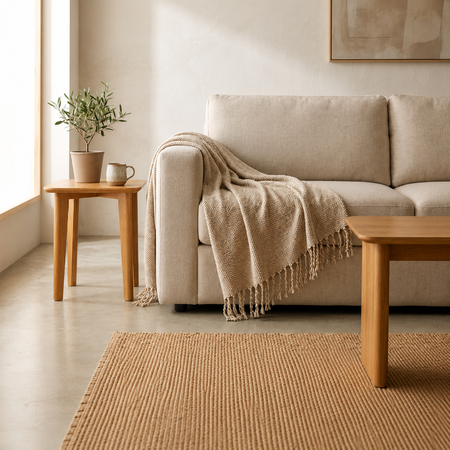 Manta Tejida Decorativa Pie de Cama Sillón Kavanagh 170 x 130