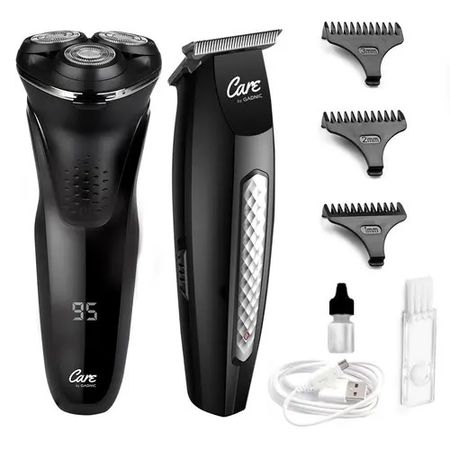 Kit de barberia Afeitadora Wet-Dry Gadnic + Patillera Profesional