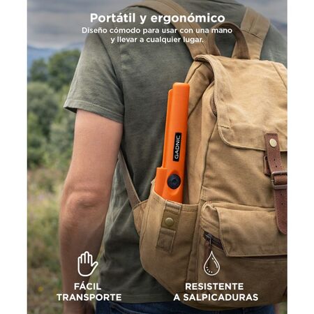 Detector De Metales Gadnic Con Indicador De Profundidad