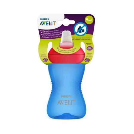 Vaso Con Sorbete My Grippy 300Ml Azul Avent (SCF802/01)