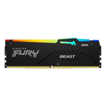 Memoria DDR5 Kingston 32Gb 6400 MHz FURY BEAST RGB Black EXPO