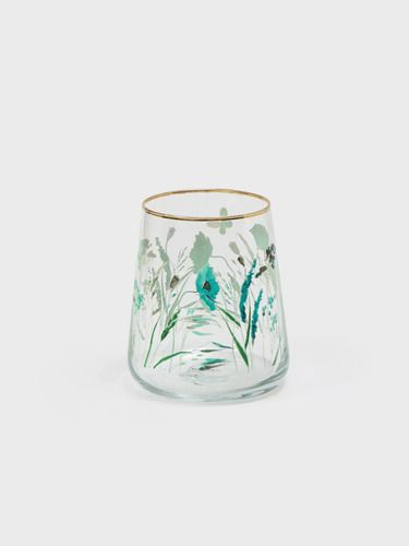 Set 6 Vasos De Vidrio Miuri Con Diseño Floral 420 Ml Floral - Vista 4