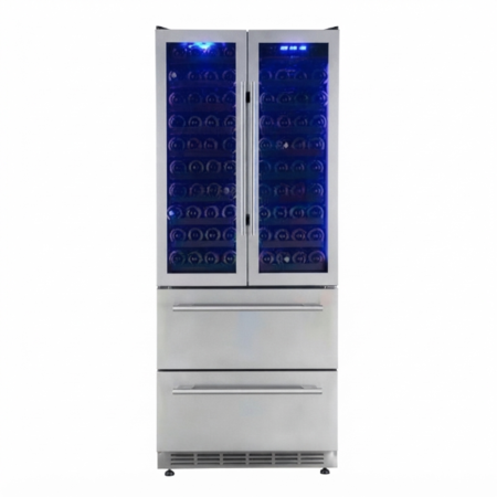 Cava Php YC-618 3 Zonas 20 Bandejas Azul Luz interior