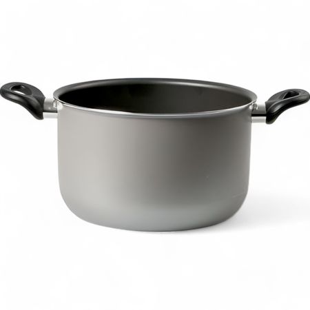 Olla Con Asas Tvs Velvet 24Cm Aluminio 6.6 Lts Antiad. Gris