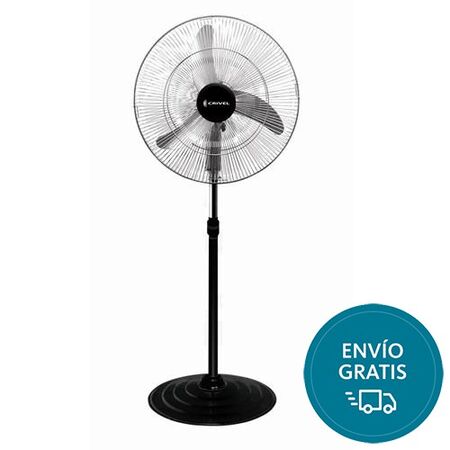 Ventilador pie 20 Negro 90w Crivel