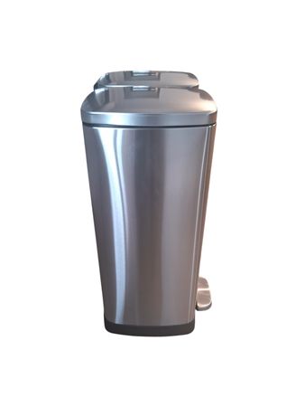 Cesto de Basura con Pedal Ezego Acero Inox 60L RM284